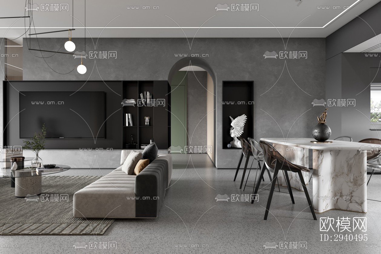 高级灰平层效果图下载（渲染图9）