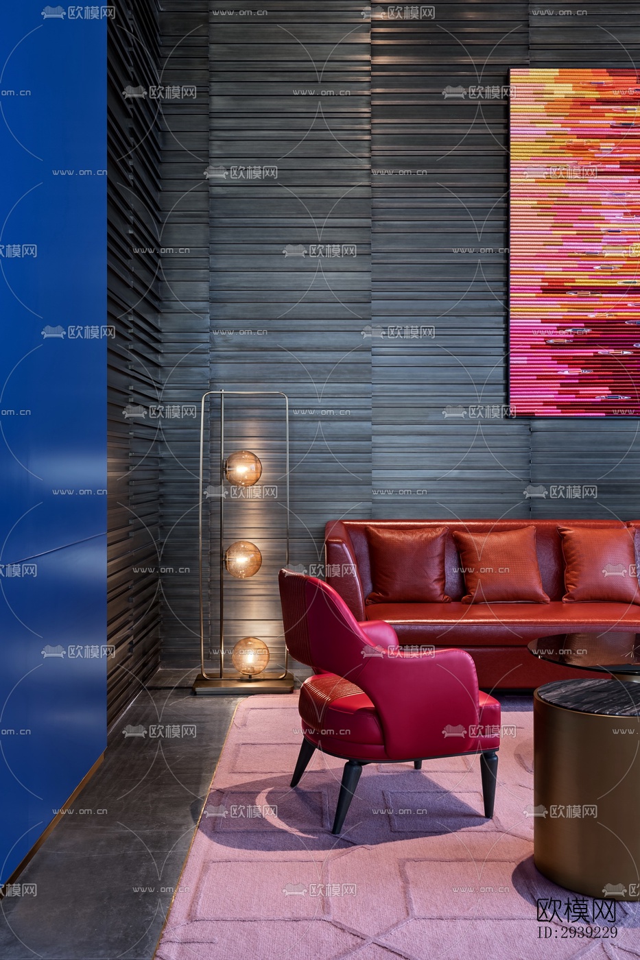 后现代酒店民宿效果图下载（渲染图5）