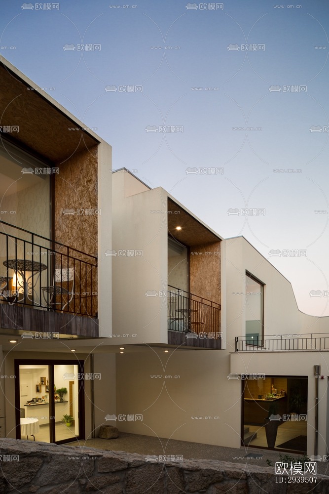 现代酒店民宿效果图下载（渲染图17）