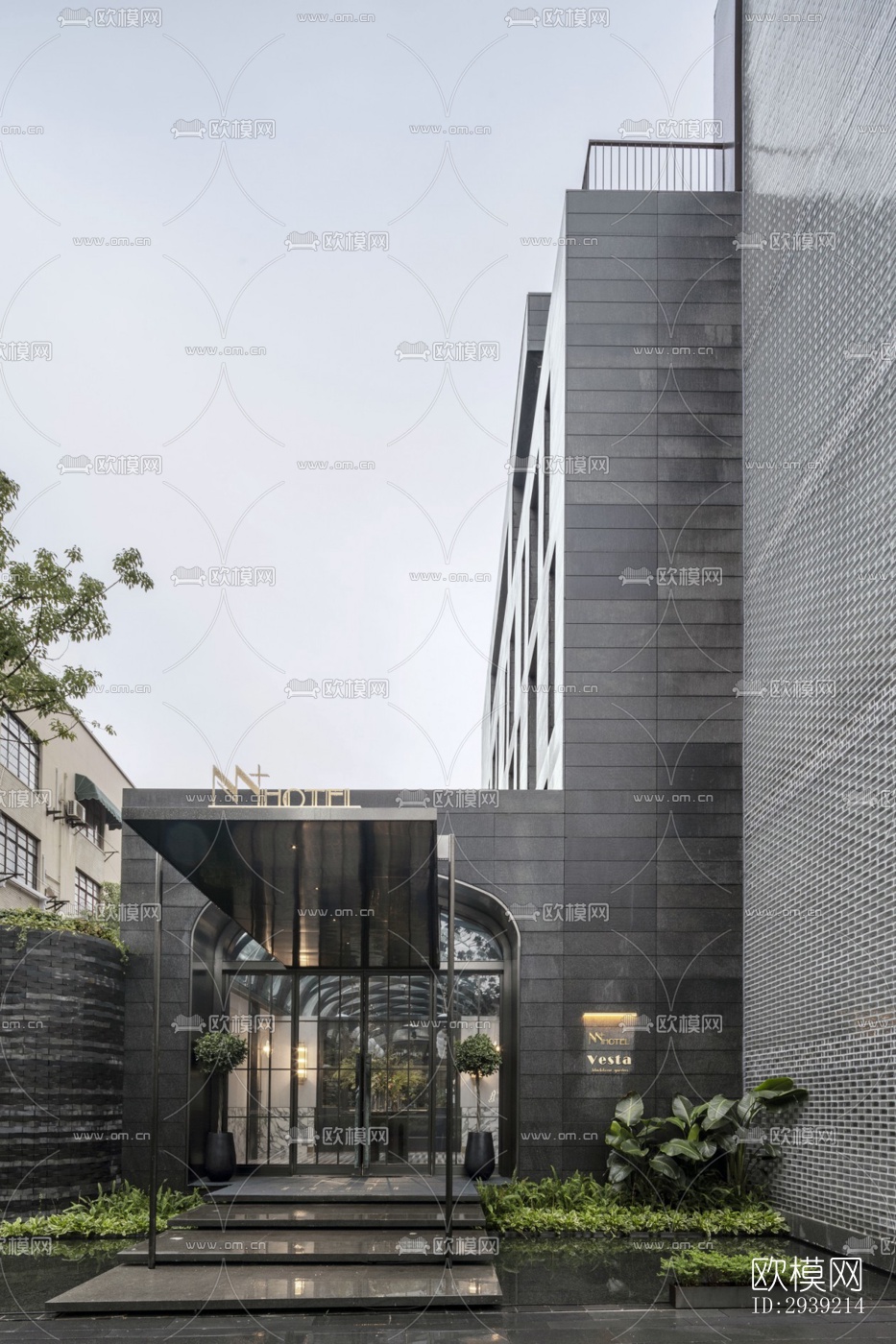 后现代酒店民宿效果图下载（渲染图15）