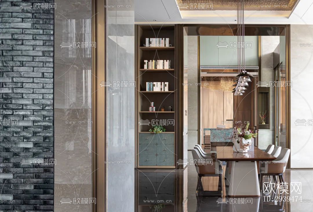 现代酒店民宿效果图下载（渲染图17）