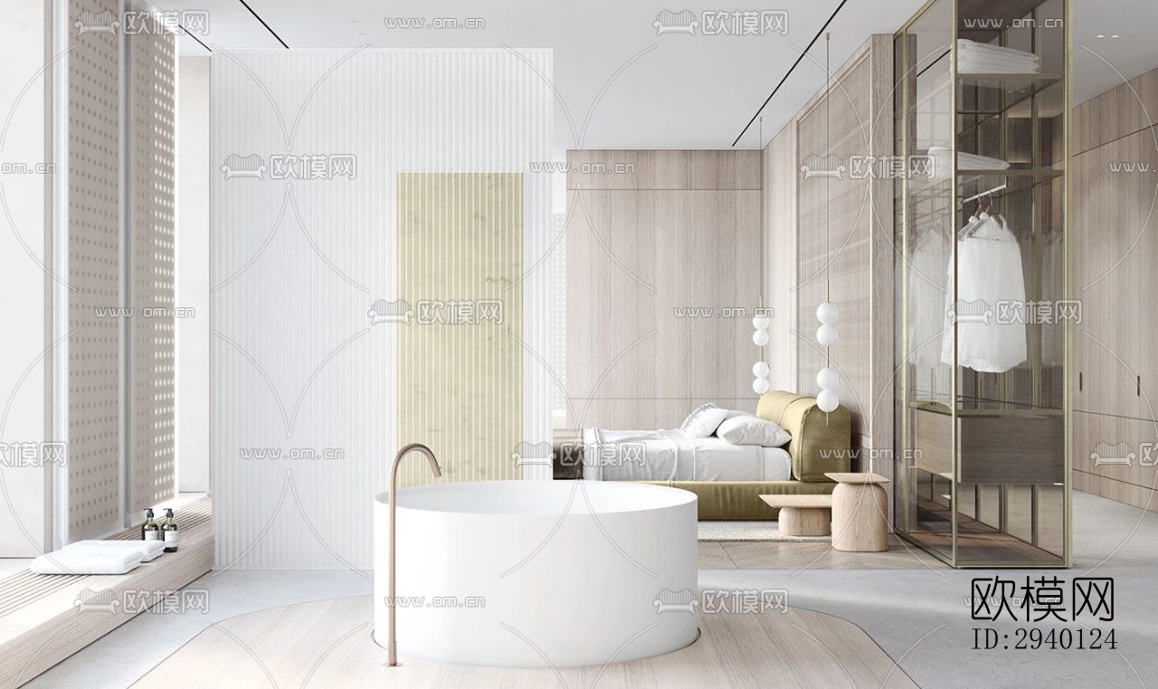 北欧平层效果图下载（渲染图10）