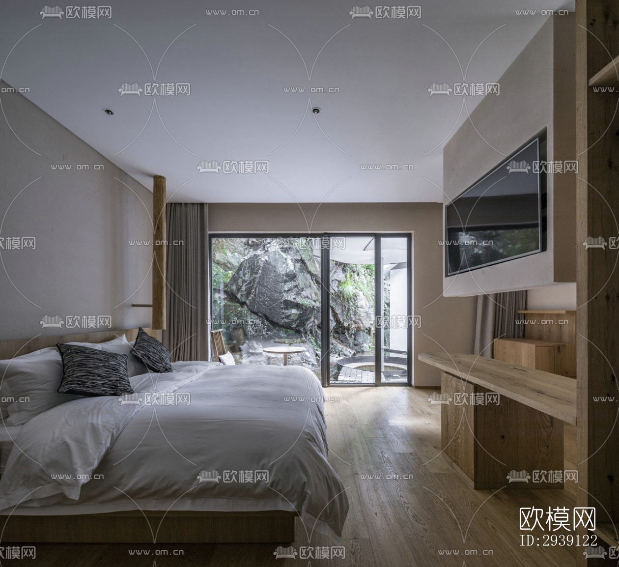 北欧酒店民宿效果图下载（渲染图16）