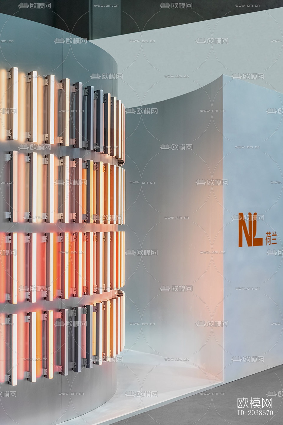 现代展览展厅效果图下载（渲染图15）