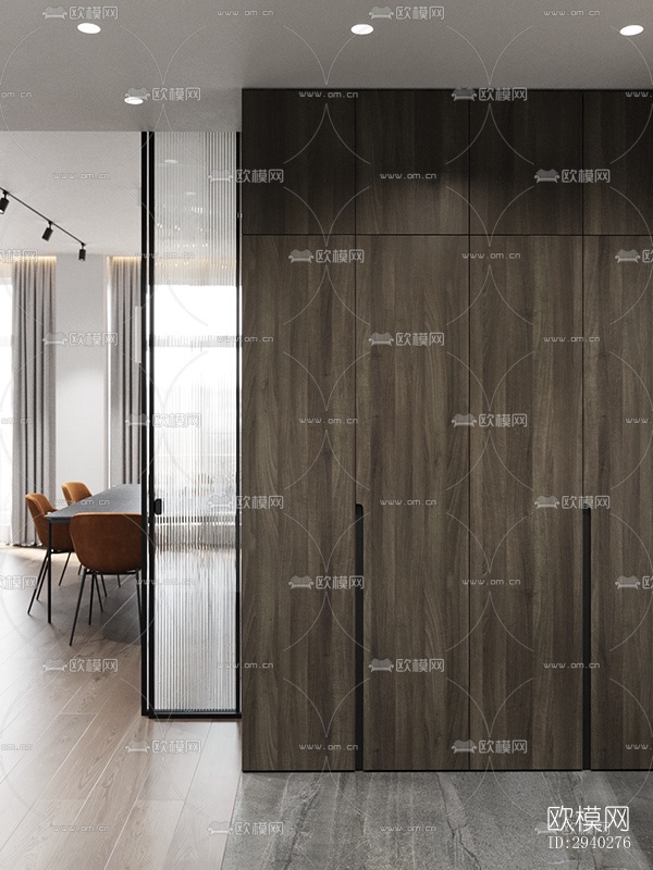 现代平层效果图下载（渲染图10）