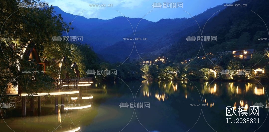 东南亚酒店民宿效果图下载（渲染图7）