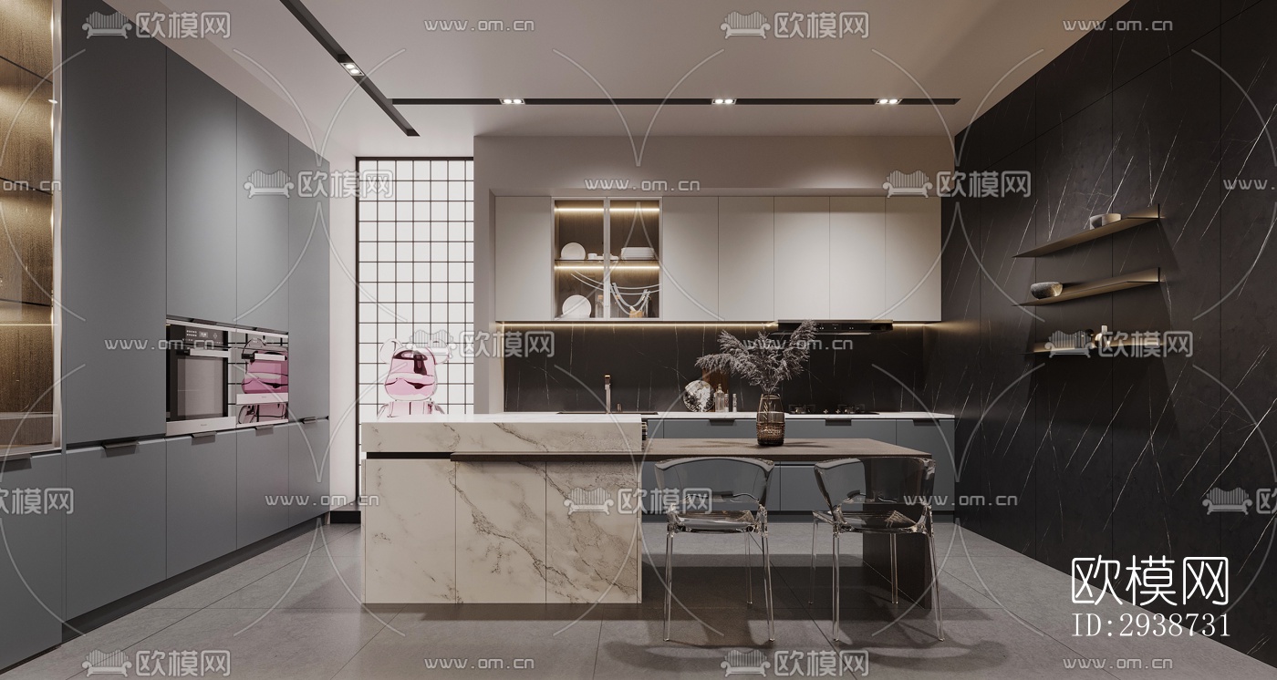 现代展览展厅效果图下载（渲染图11）