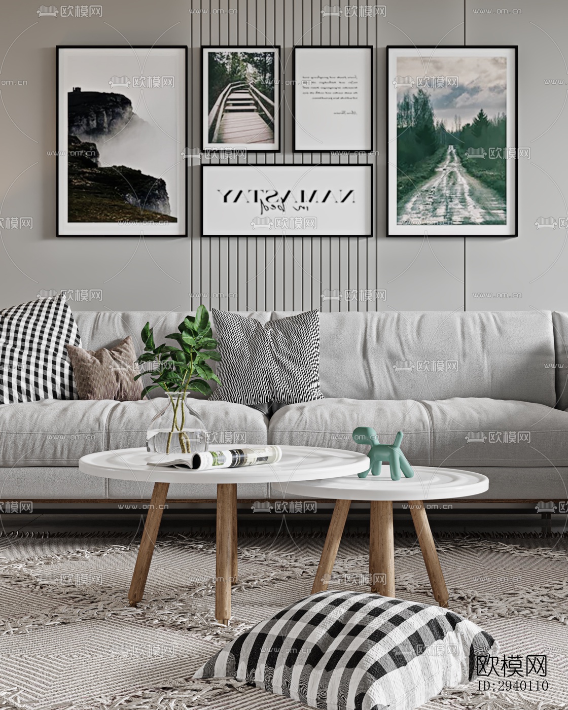 北欧平层效果图下载（渲染图8）