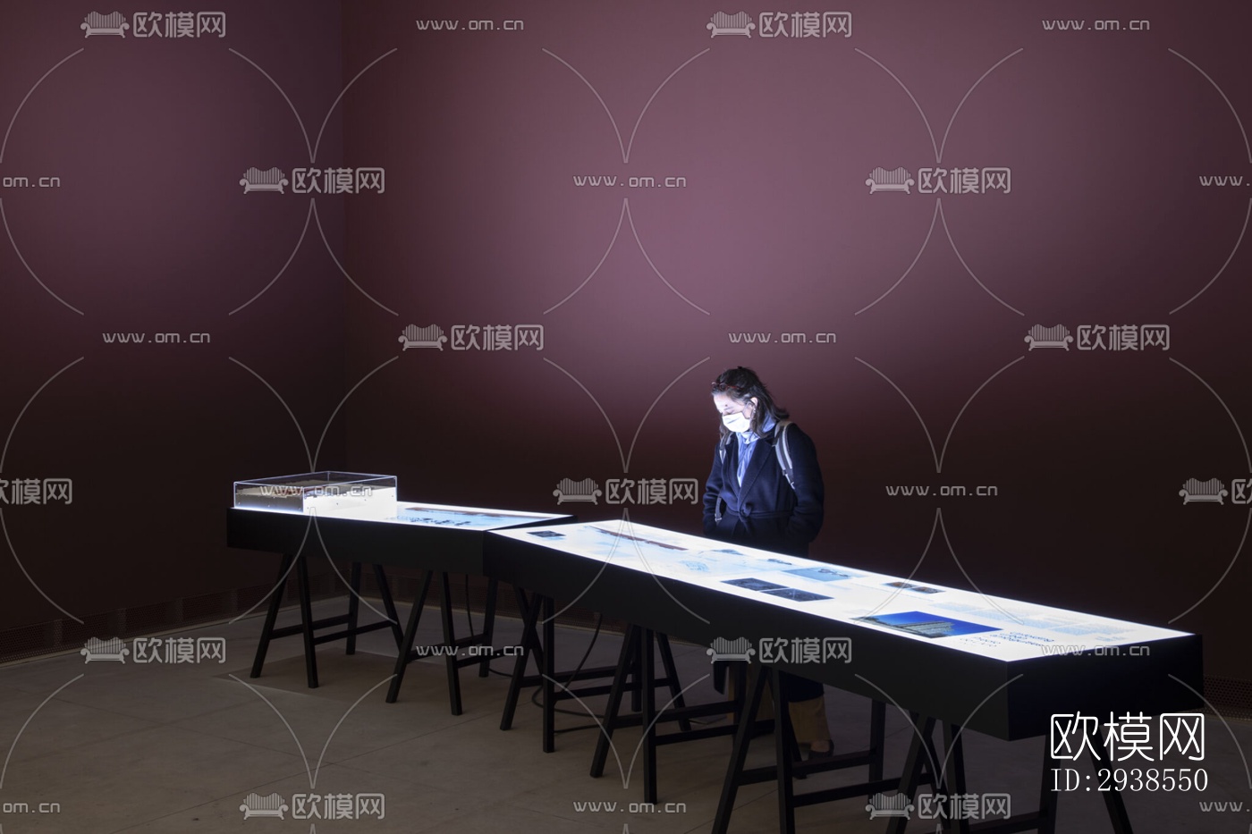 工业风展览展厅效果图下载（渲染图8）