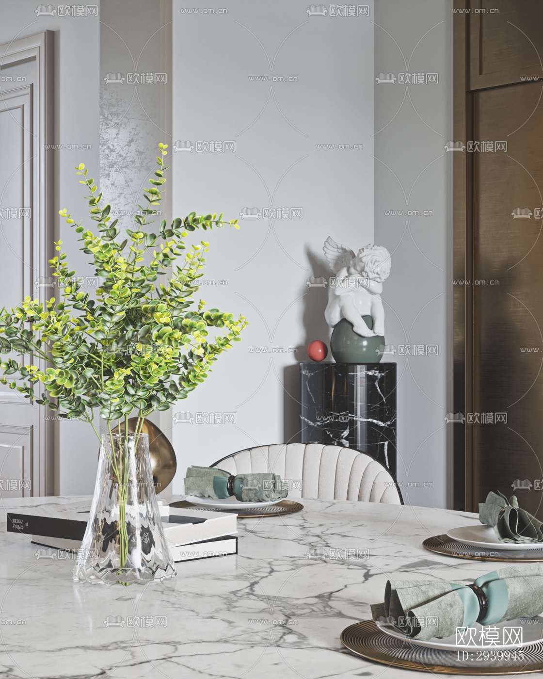 欧式复式效果图下载（渲染图12）
