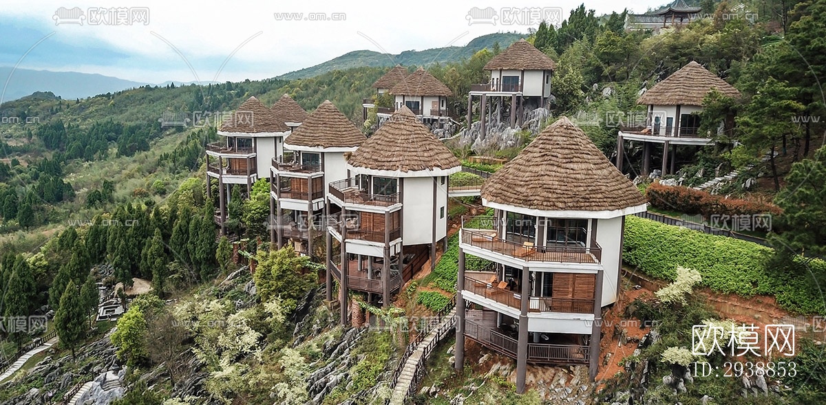 东南亚酒店民宿效果图下载（渲染图10）