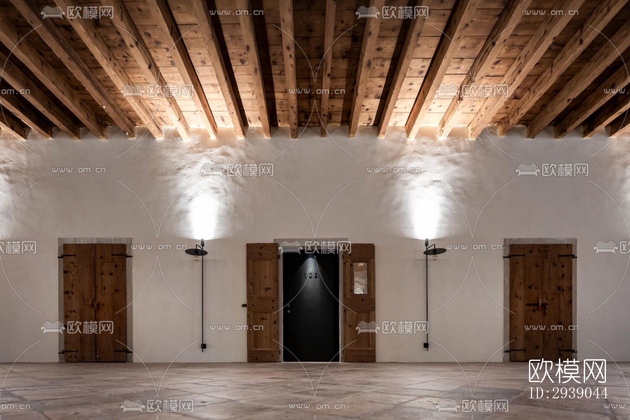 侘寂酒店民宿效果图下载（渲染图12）