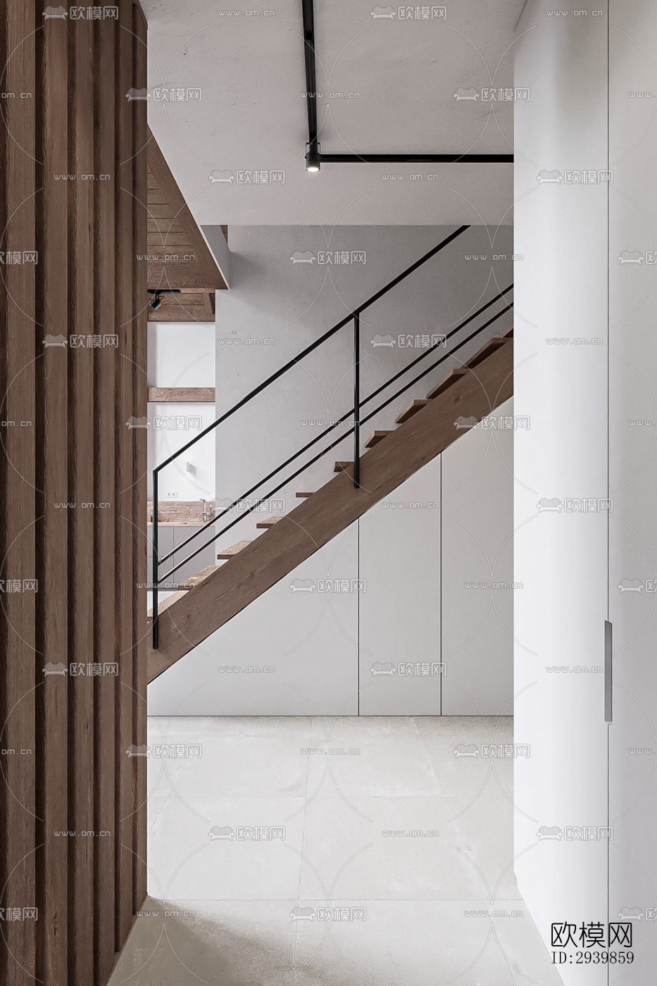 北欧别墅效果图下载（渲染图4）