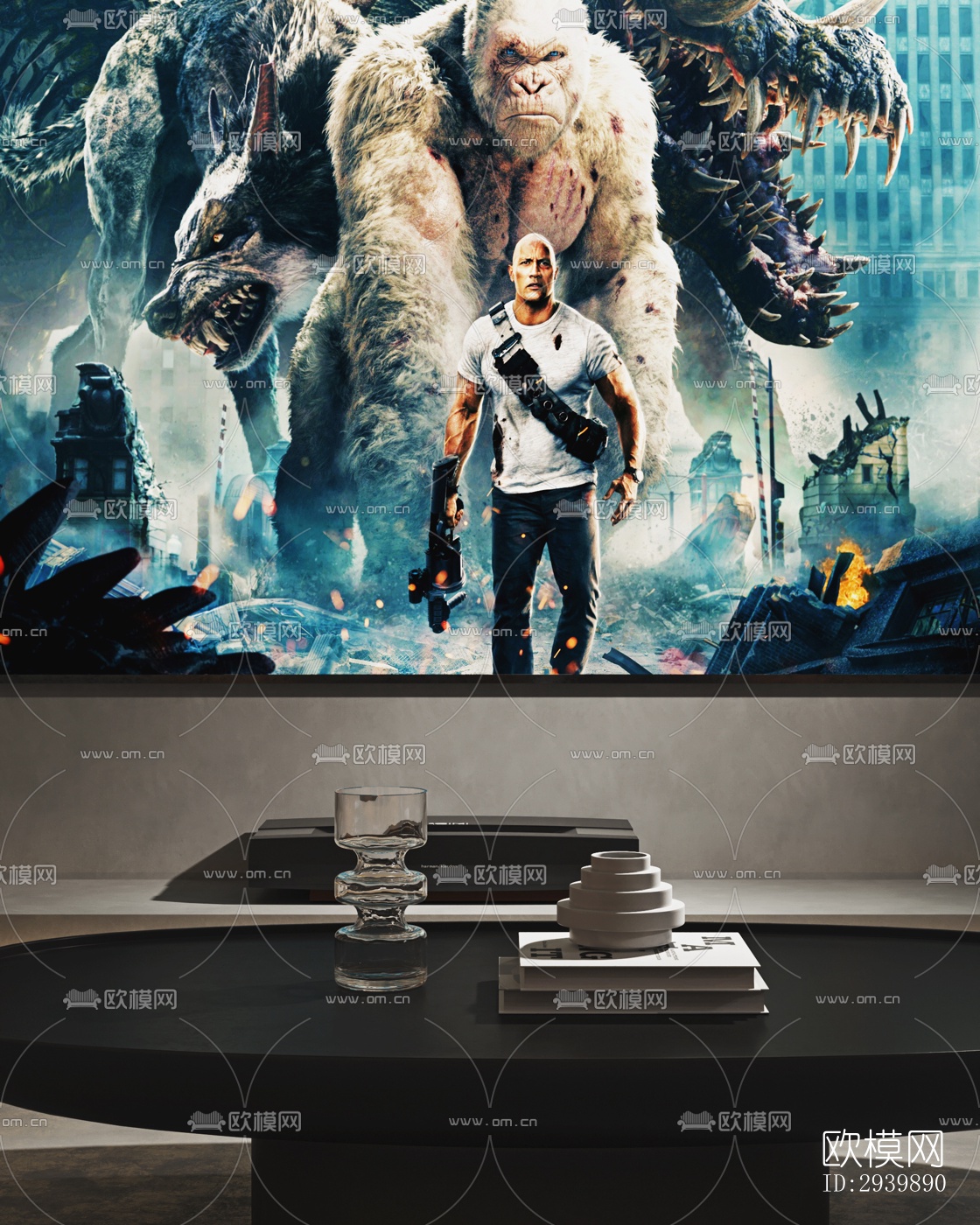 现代别墅效果图下载（渲染图14）