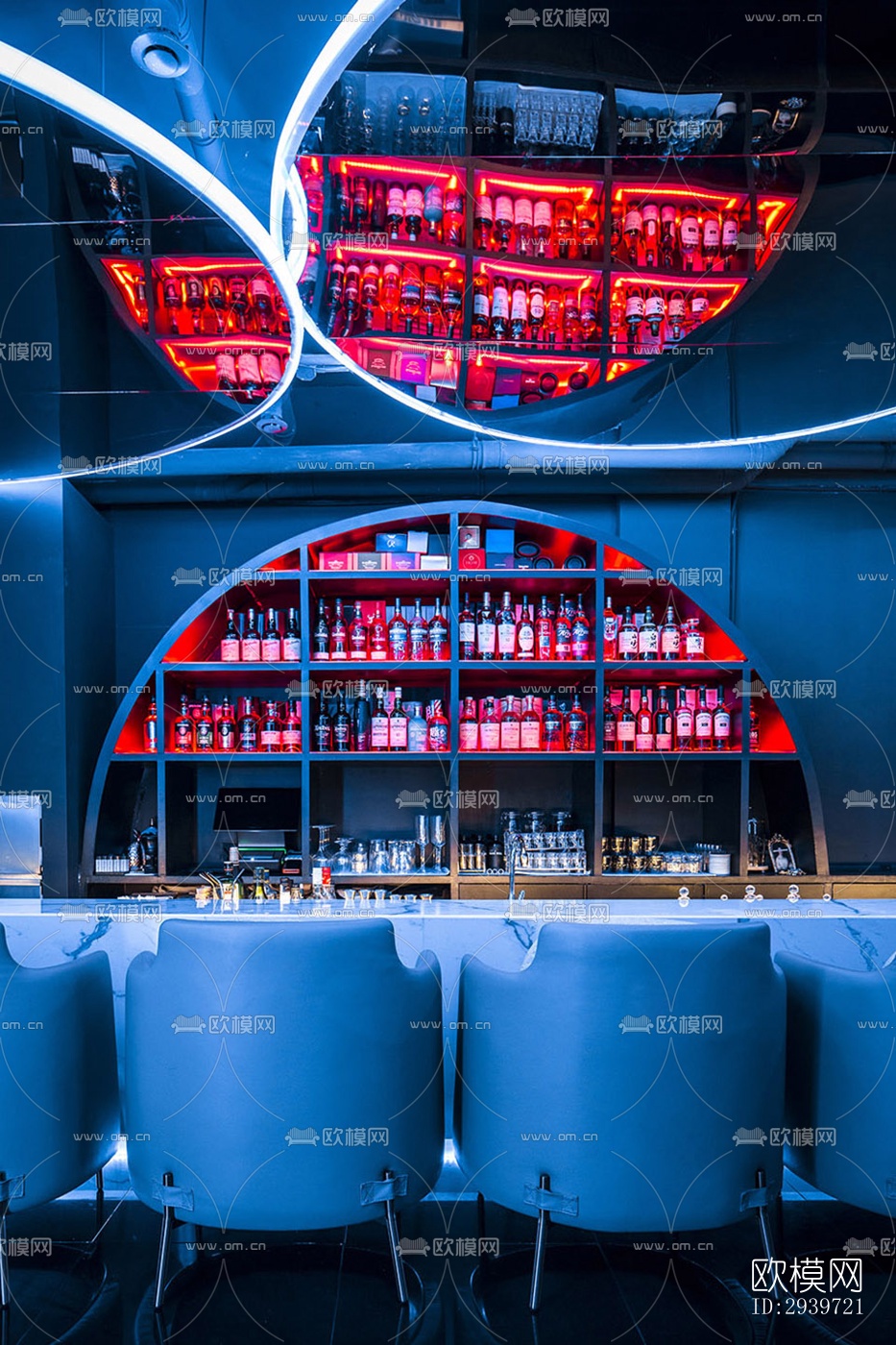 工业风酒吧效果图下载（渲染图6）