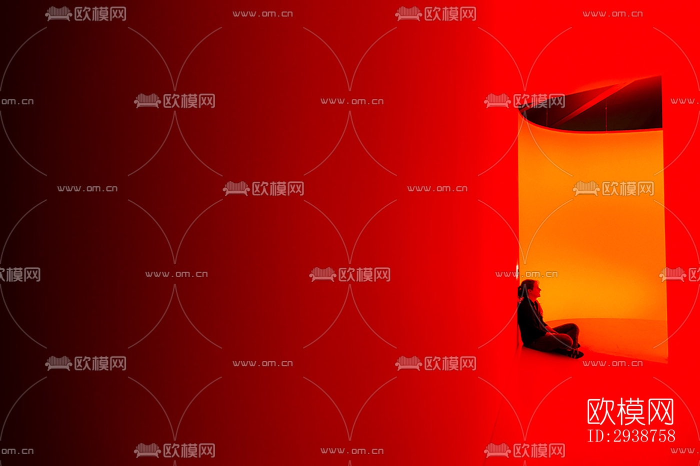 现代展览展厅效果图下载（渲染图5）