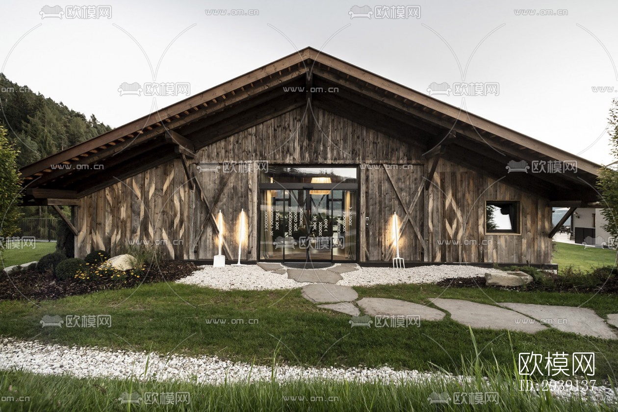 北欧酒店民宿效果图下载（渲染图16）