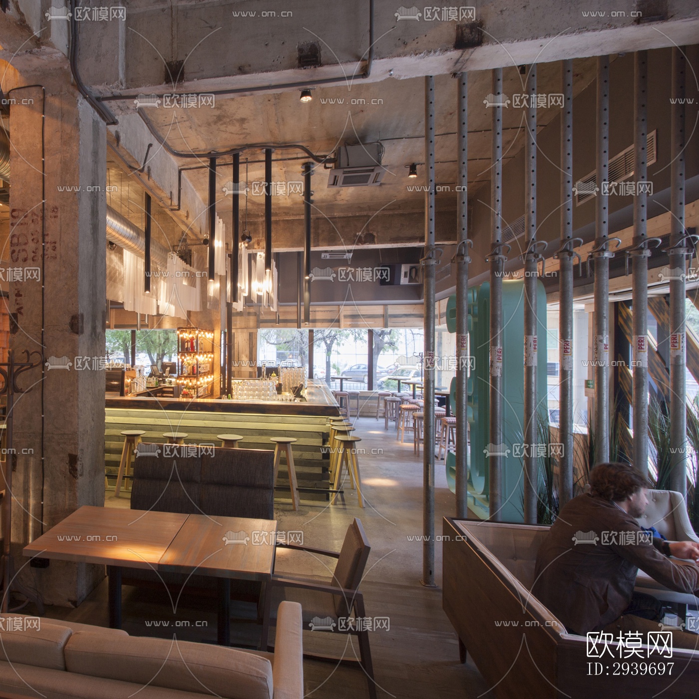 北欧酒吧效果图下载（渲染图2）