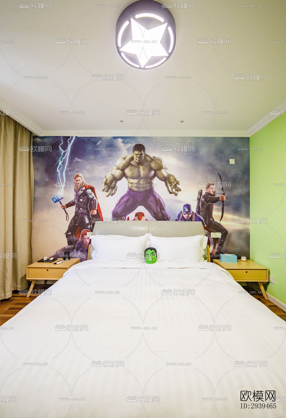 现代酒店民宿效果图下载（渲染图2）