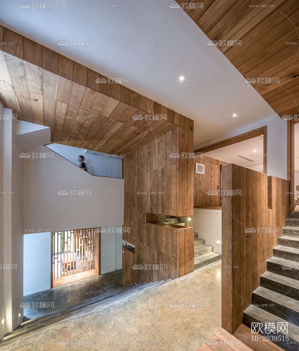 现代酒店民宿效果图下载（渲染图2）