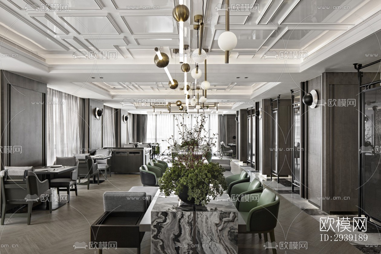 后现代酒店民宿效果图下载（渲染图20）