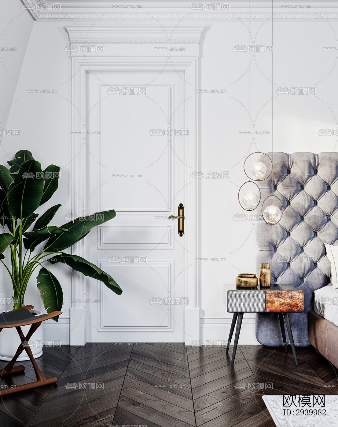 美式复式效果图下载（渲染图15）