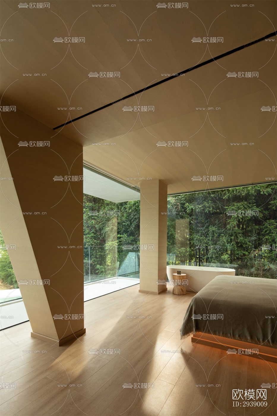 侘寂酒店民宿效果图下载（渲染图7）