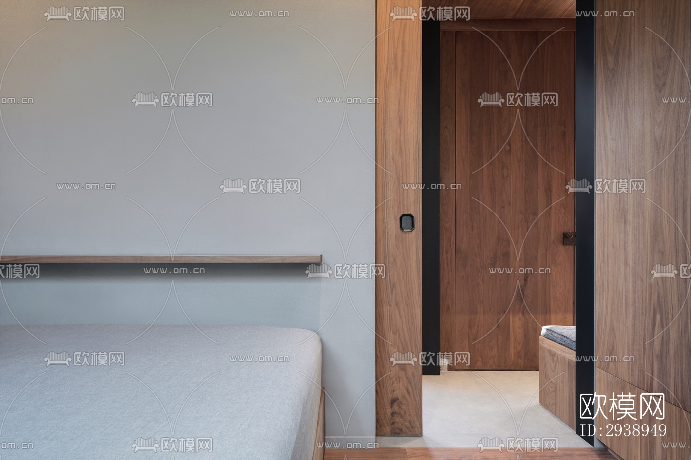 中式酒店民宿效果图下载（渲染图7）