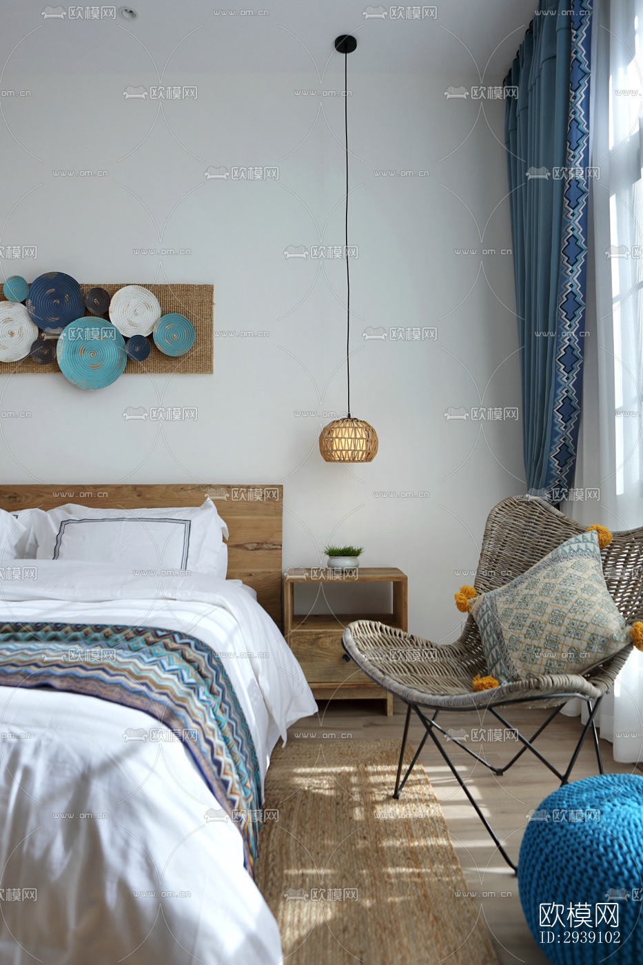 北欧酒店民宿效果图下载（渲染图2）