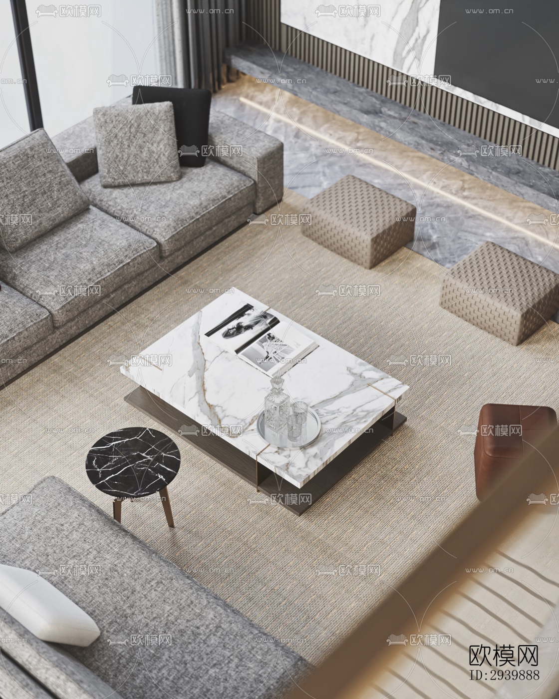 现代别墅效果图下载（渲染图5）