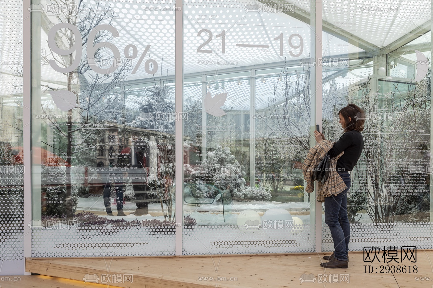 法式展览展厅效果图下载（渲染图6）