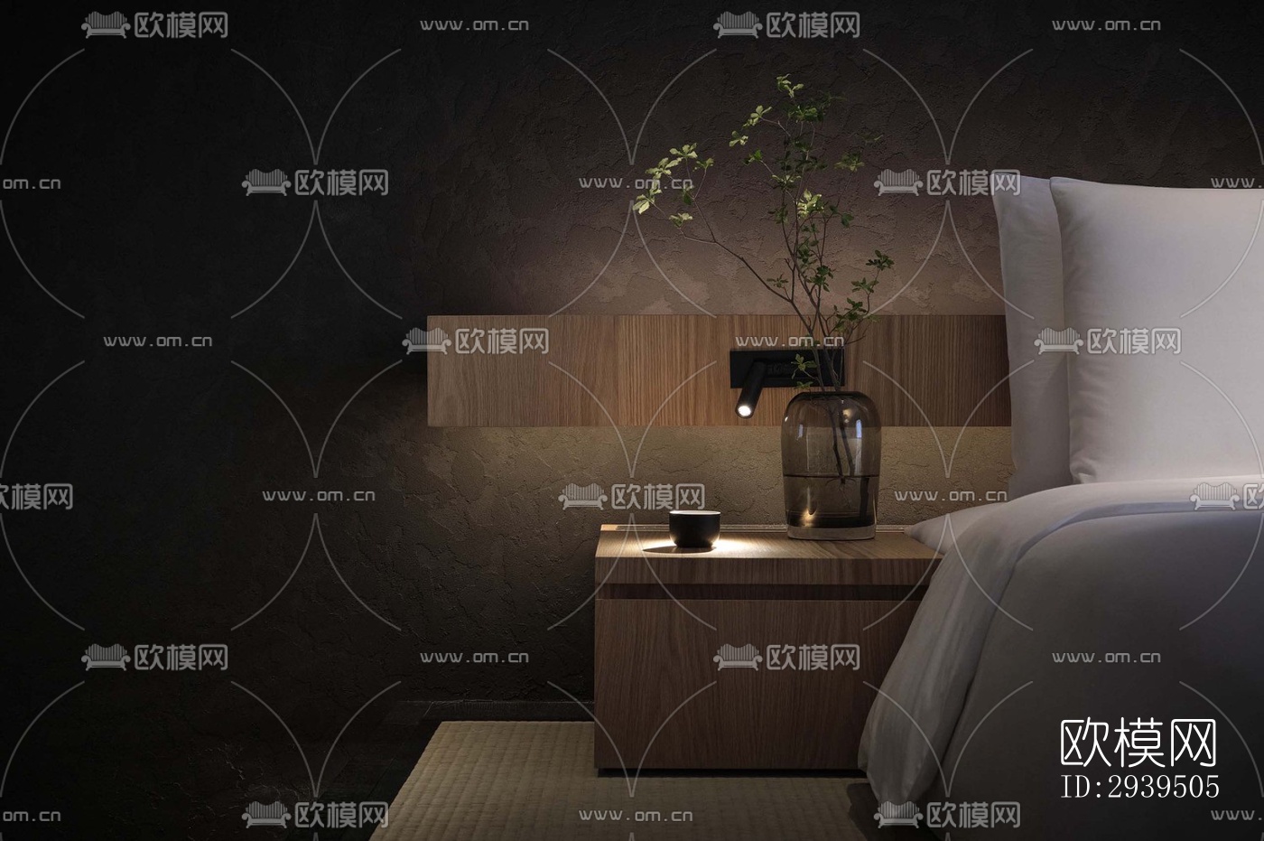 现代酒店民宿效果图下载（渲染图6）