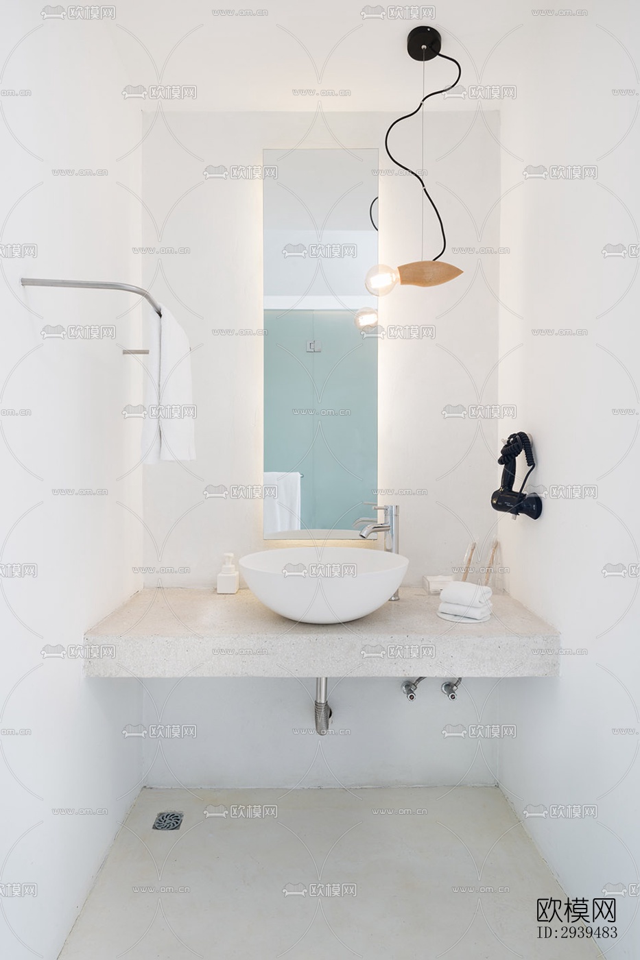 现代酒店民宿效果图下载（渲染图3）