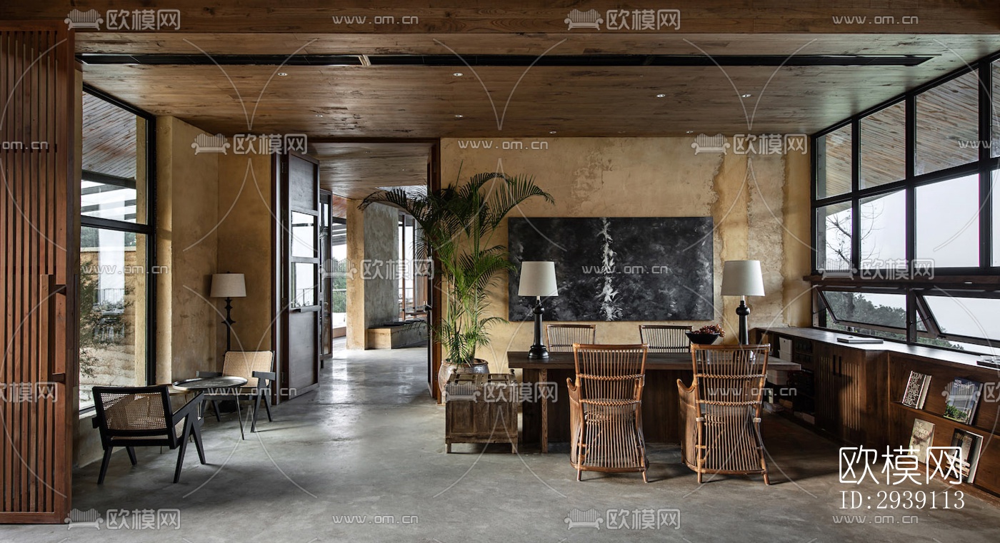 北欧酒店民宿效果图下载（渲染图5）