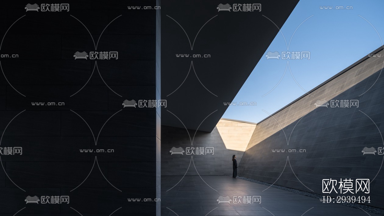 现代酒店民宿效果图下载（渲染图14）