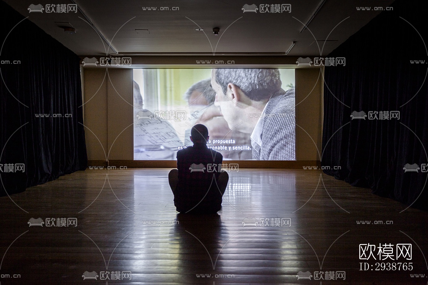 现代展览展厅效果图下载（渲染图13）