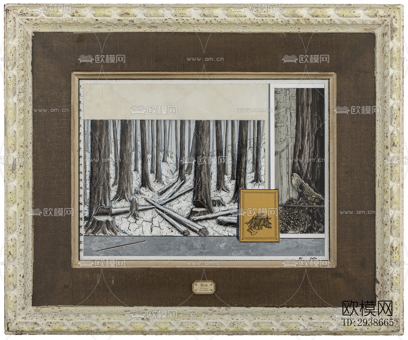 现代展览展厅效果图下载（渲染图14）