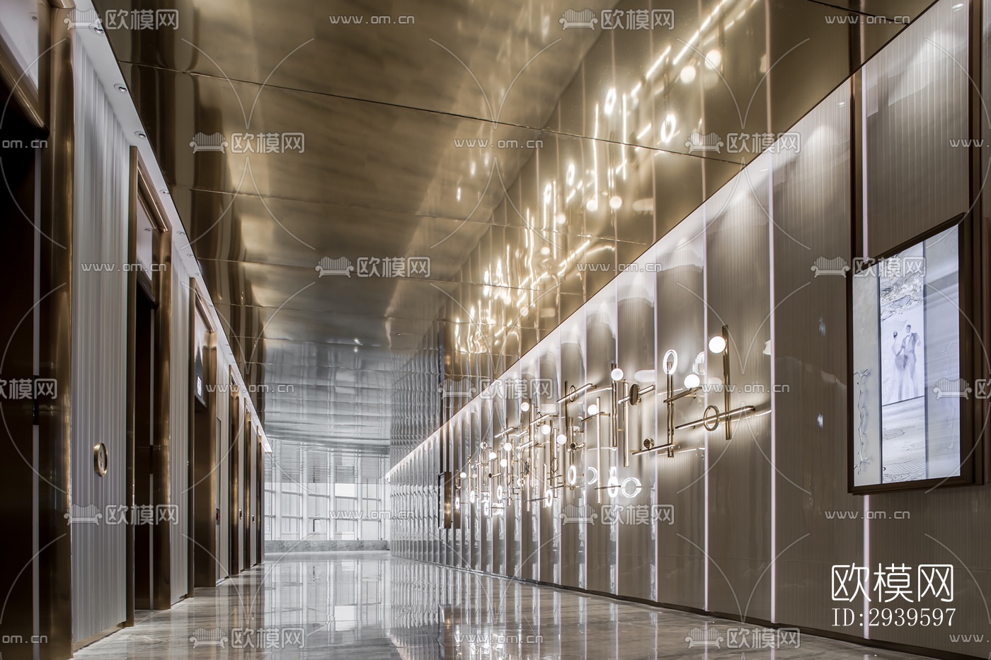 现代酒店民宿效果图下载（渲染图14）