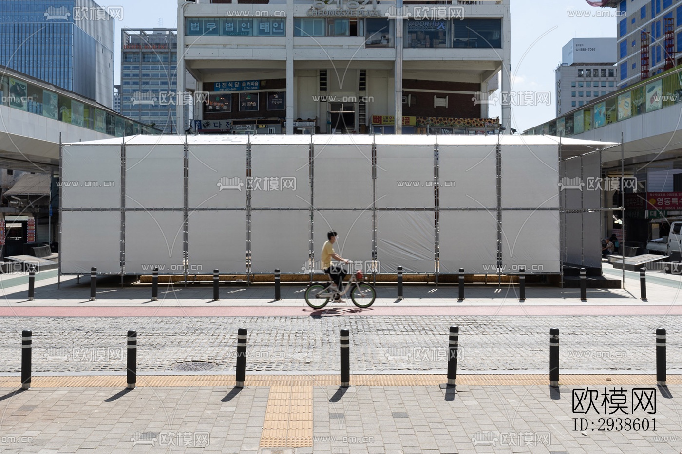 工业风展览展厅效果图下载（渲染图6）