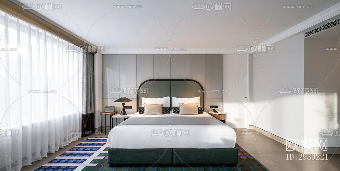 后现代酒店民宿效果图下载（渲染图17）