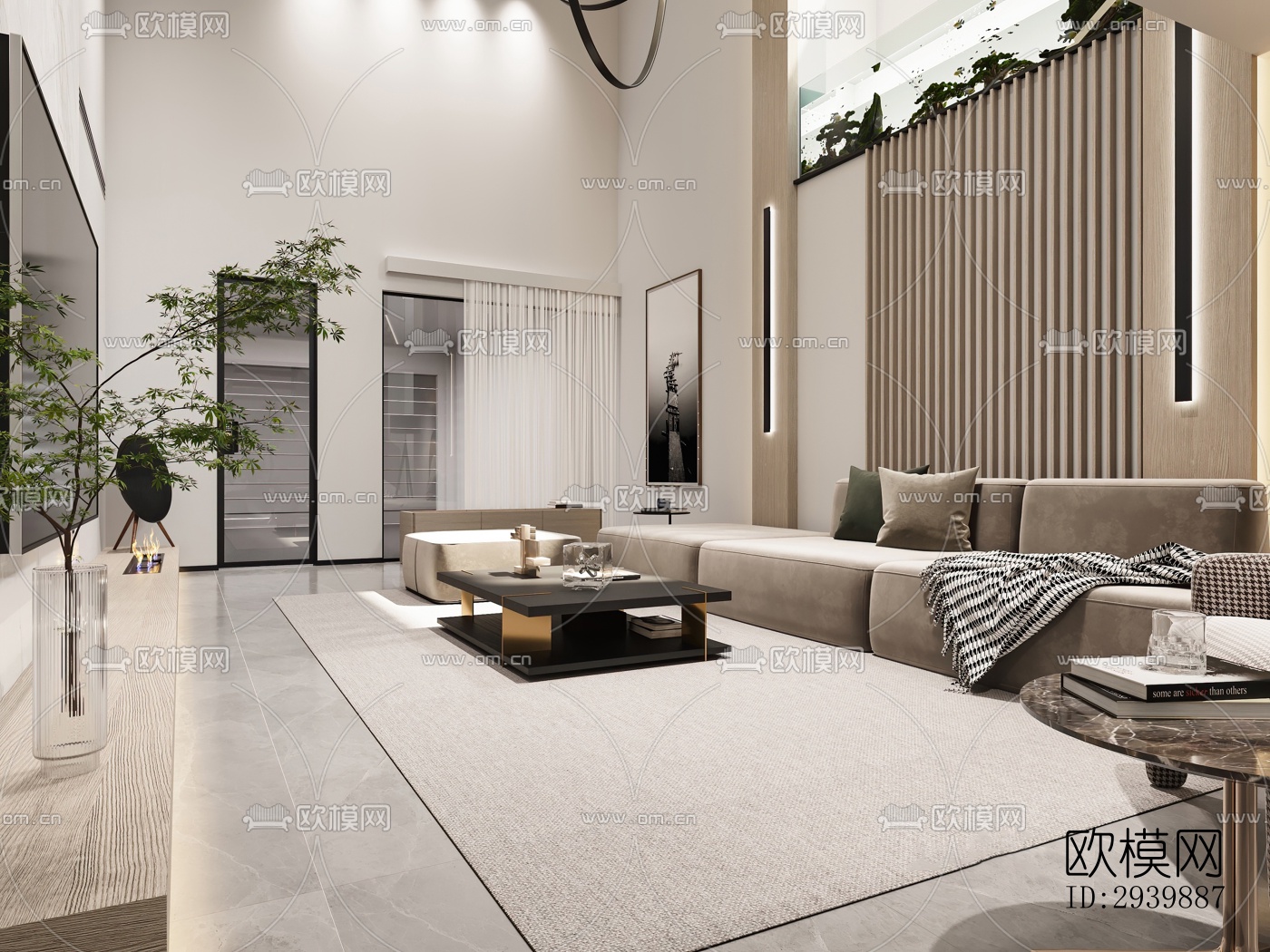 现代别墅效果图下载（渲染图10）