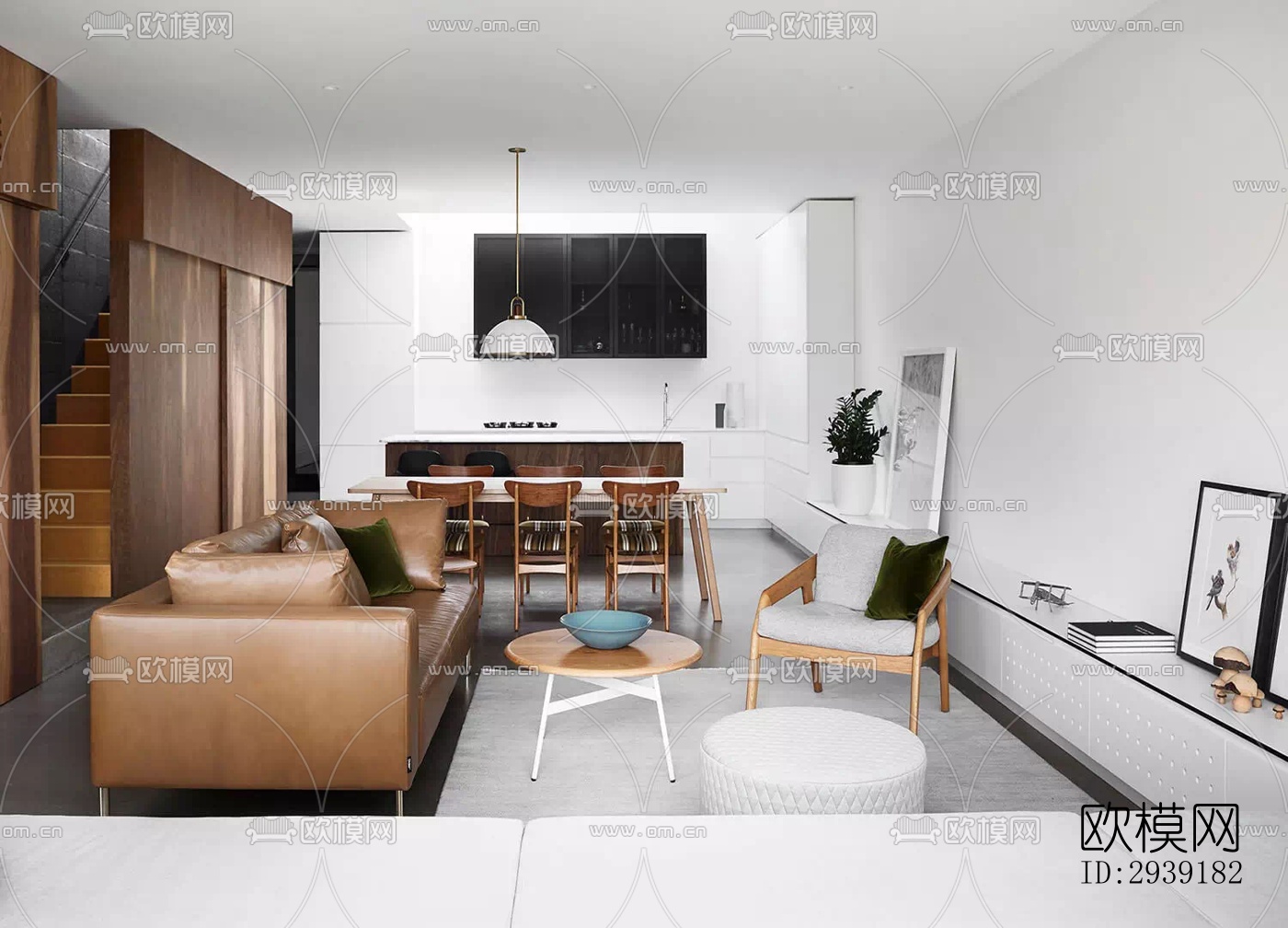 北欧酒店民宿效果图下载（渲染图11）