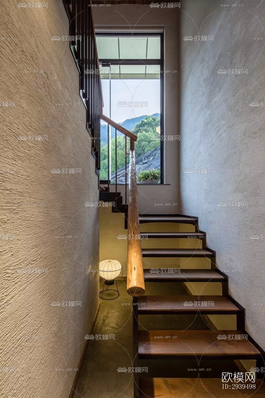 现代酒店民宿效果图下载（渲染图2）