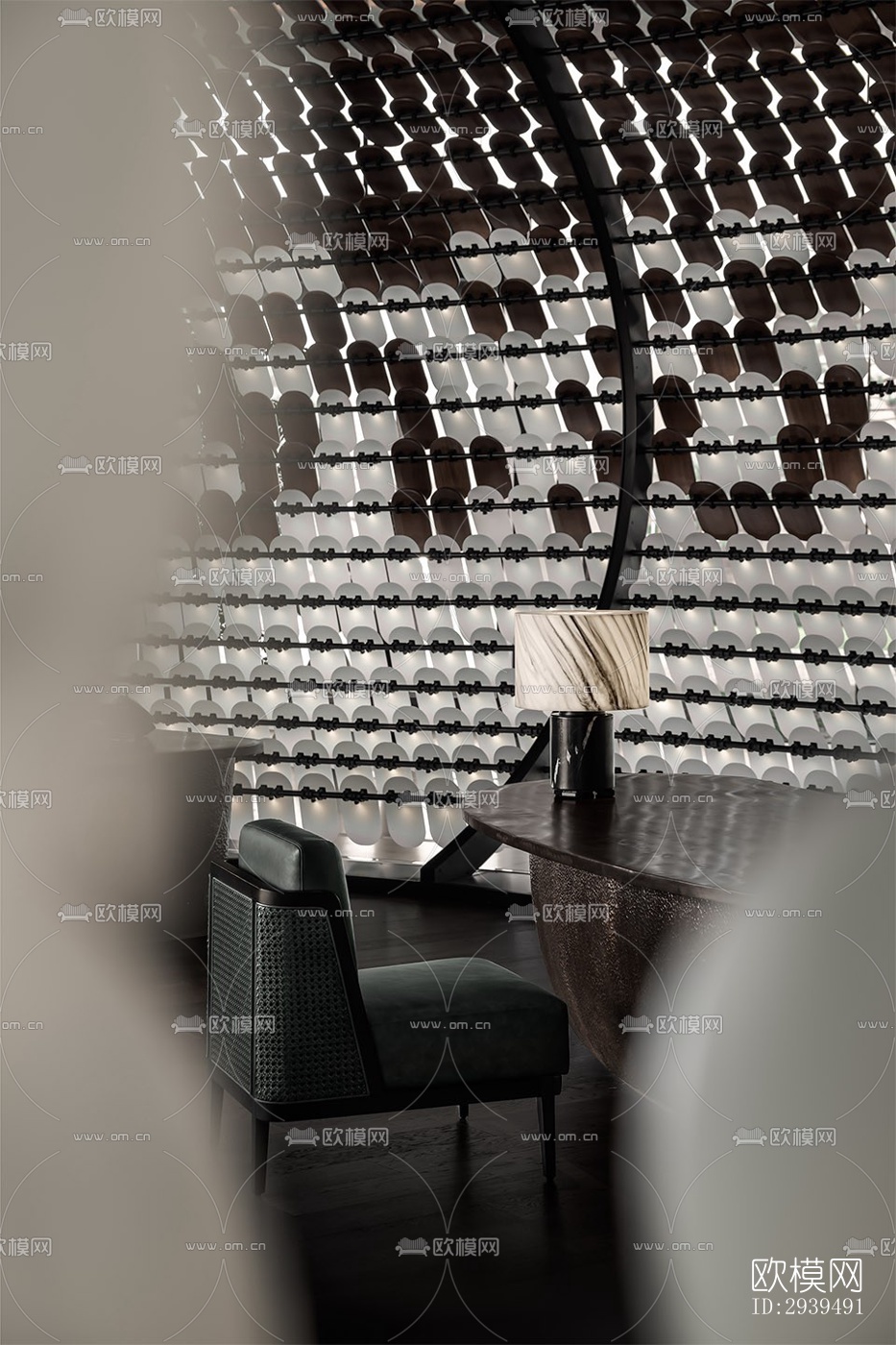 现代酒店民宿效果图下载（渲染图3）