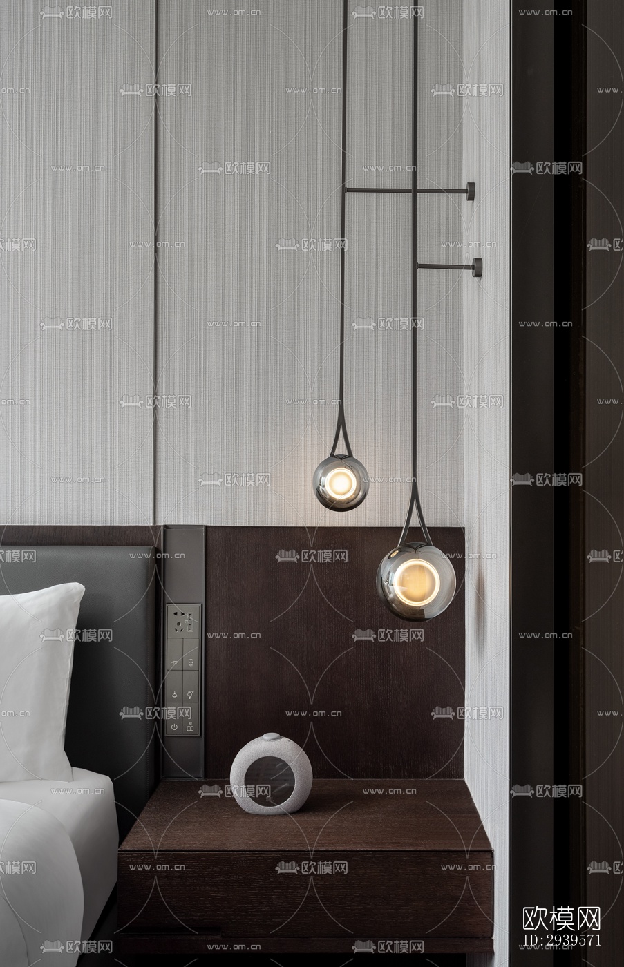 现代酒店民宿效果图下载（渲染图10）