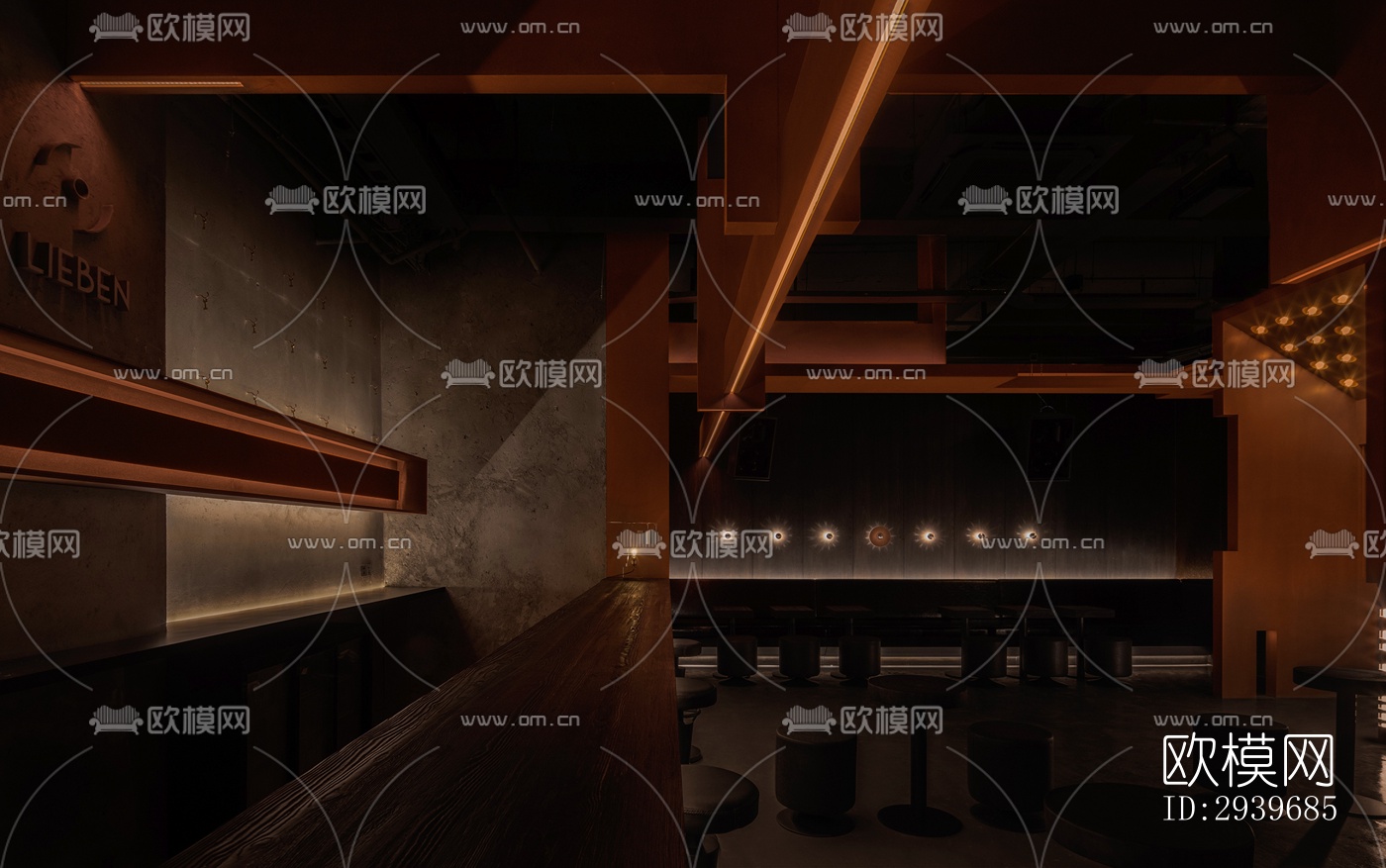 中古风酒吧效果图下载（渲染图9）