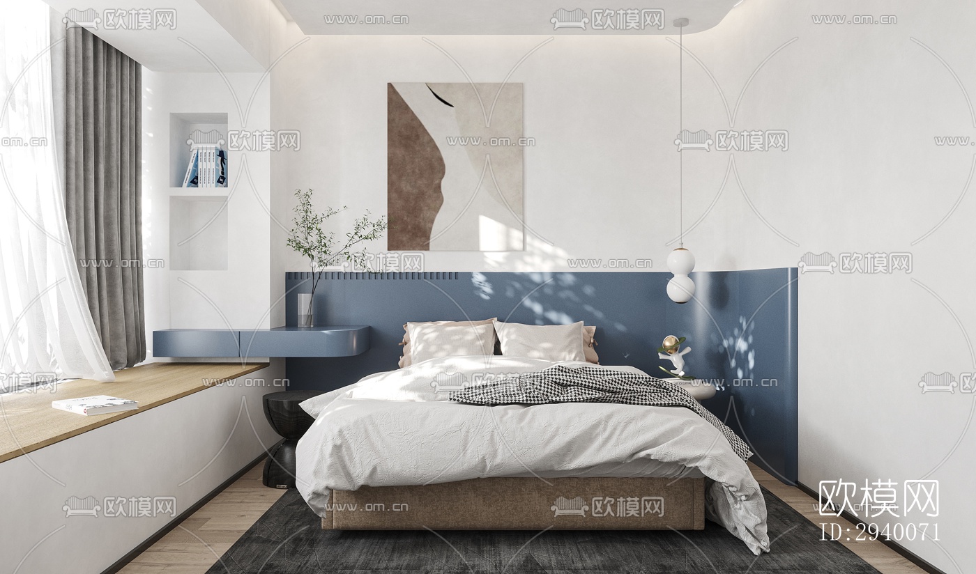 北欧平层效果图下载（渲染图5）