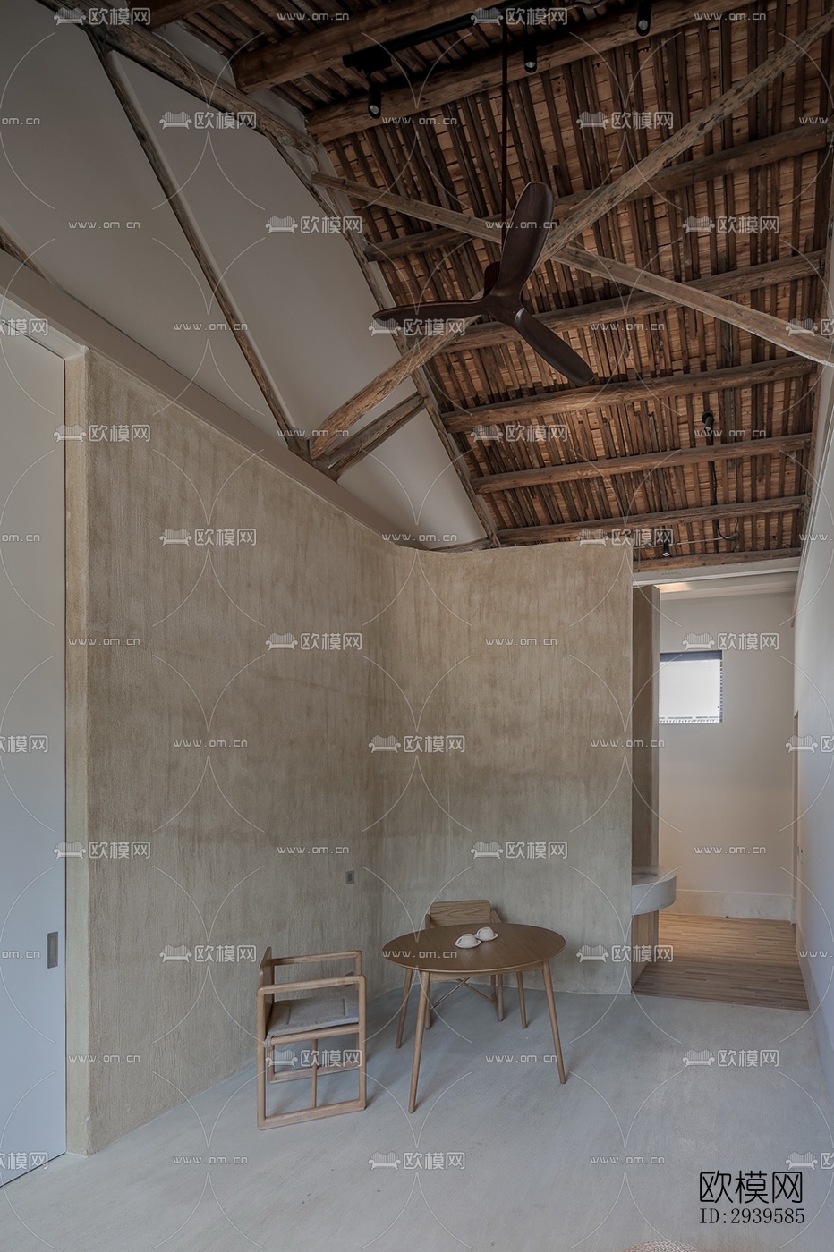 现代酒店民宿效果图下载（渲染图17）