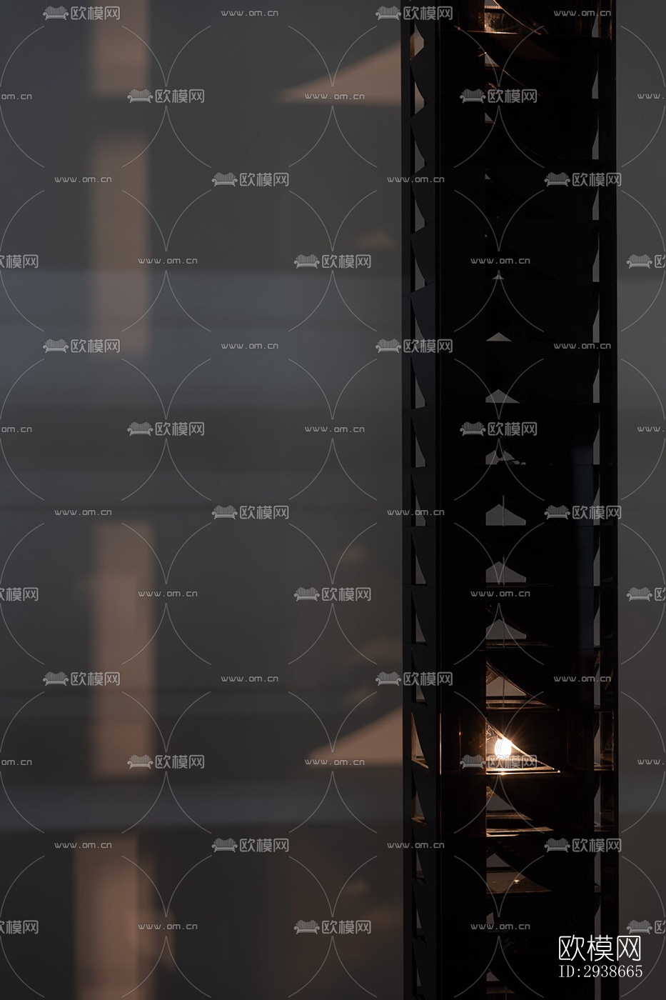 现代展览展厅效果图下载（渲染图2）