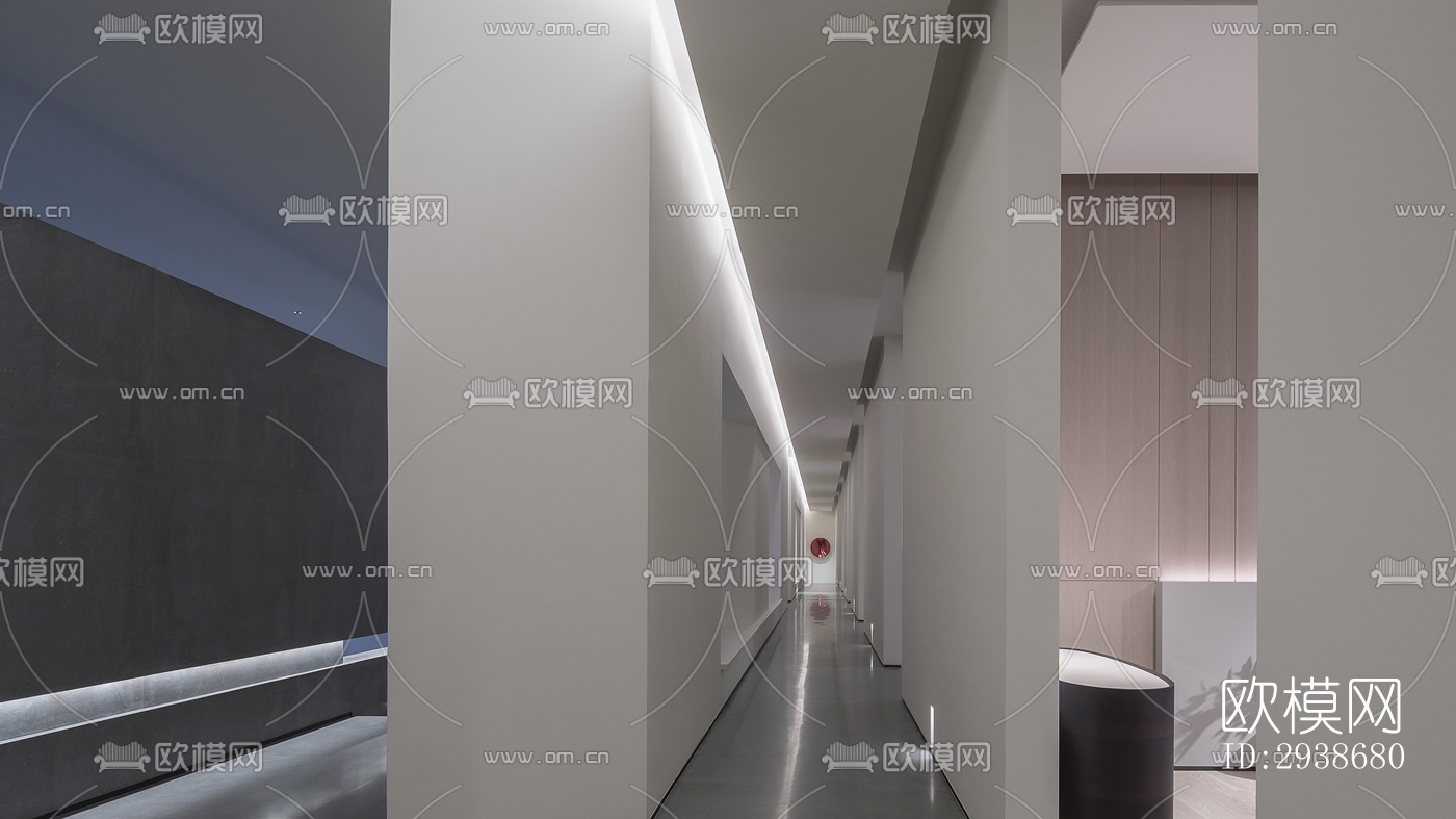 现代展览展厅效果图下载（渲染图13）